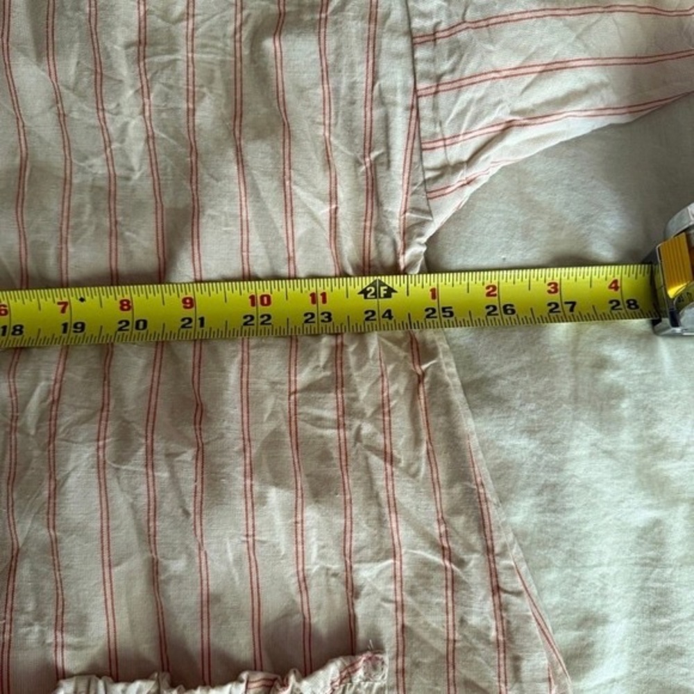 Light Pink Striped Button-Up Jacket - image 8